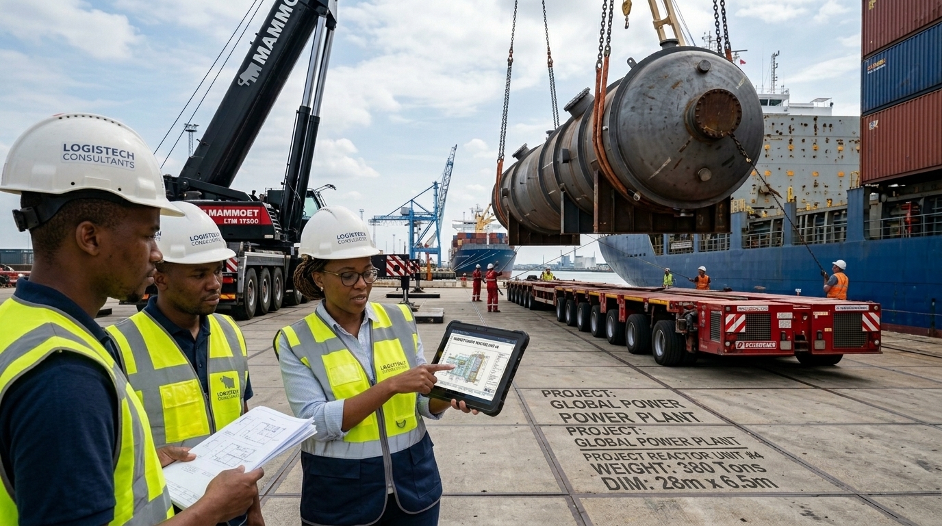 Heavy equipment and project cargo logistics